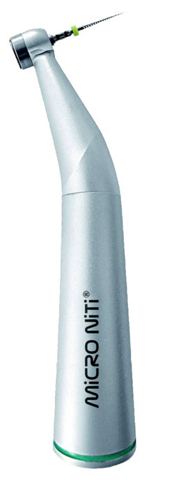 Micro NiTi® 128:1 Groen hoekstuk met drukknop ref.10628MBP-0