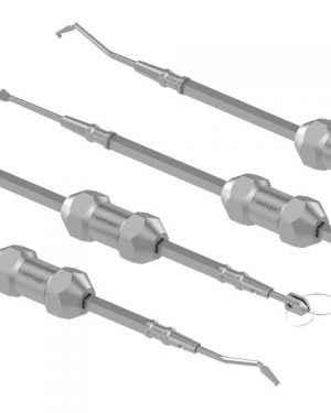 Safe Remover® instrument voor het handmatig verwijderen van kronen met haken en mondstukken-draad ATD310B-0