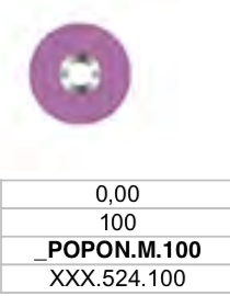 P.FLEX_POPON.M.100 x 100 stuks-0
