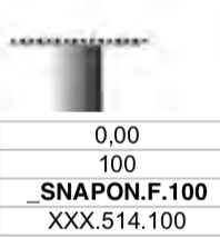 P.FLEX_SNAPON.F.100 x 100 stuks-0